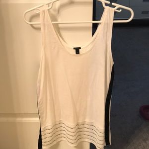 Jcrew tunic tank top with beading. Good condition